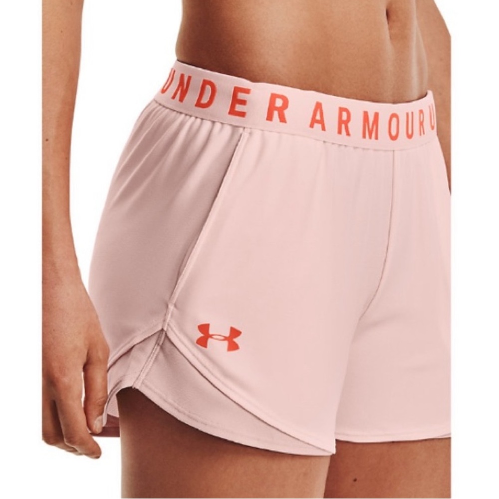 Under Armour Play Up 3.0 Athletic Shorts w/Pockets Large “Beta Tint Orange” NWT